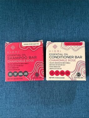 Viori Professional Grade Non-Toxic Shampoo & Conditioner Bars (Normal-Dry Hair)